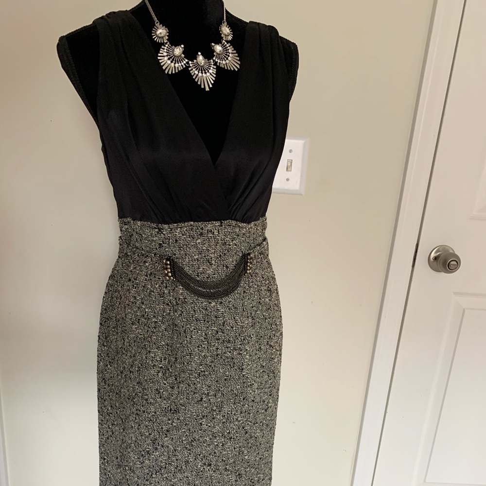 BEAUTIFUL TERI JON silk/wool two-piece ensemble